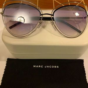 MARC JACOBS MARC 8 TXA CAT-EYE METAL SUNGLASSES